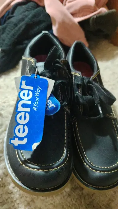 Zapatos casuales negros Teener para hombre - miniatura 1