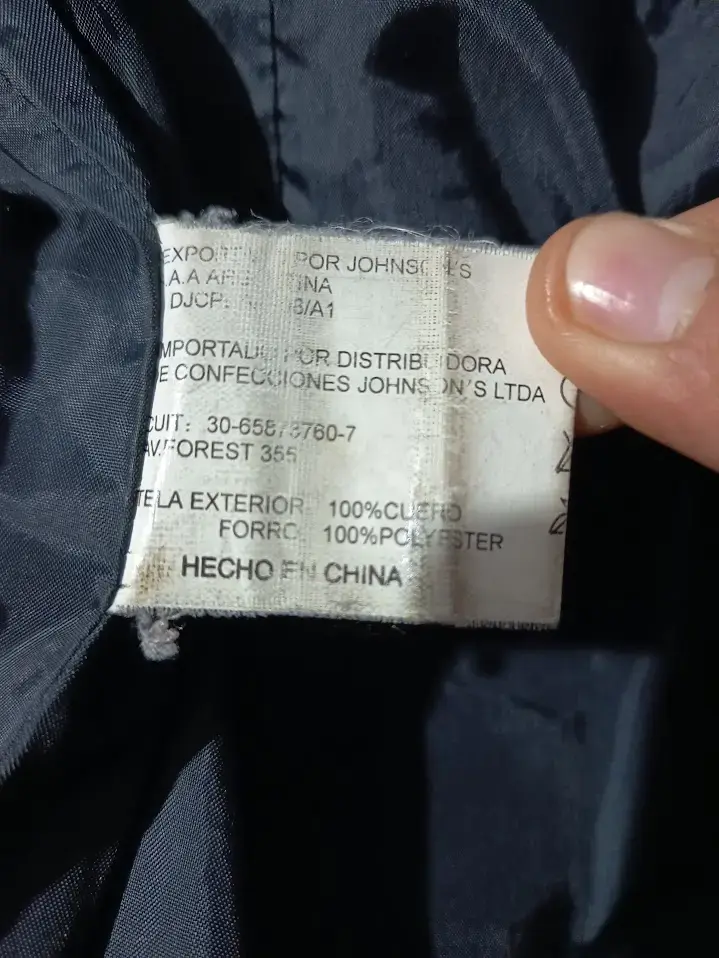 Chaqueta de cuero negra para Mujer - 3
