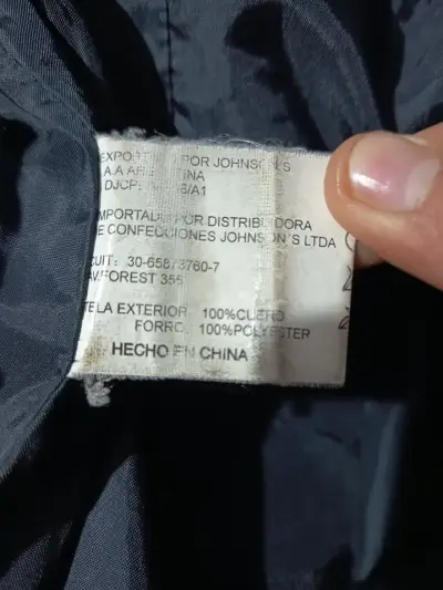 Chaqueta de cuero negra para Mujer - miniatura 3