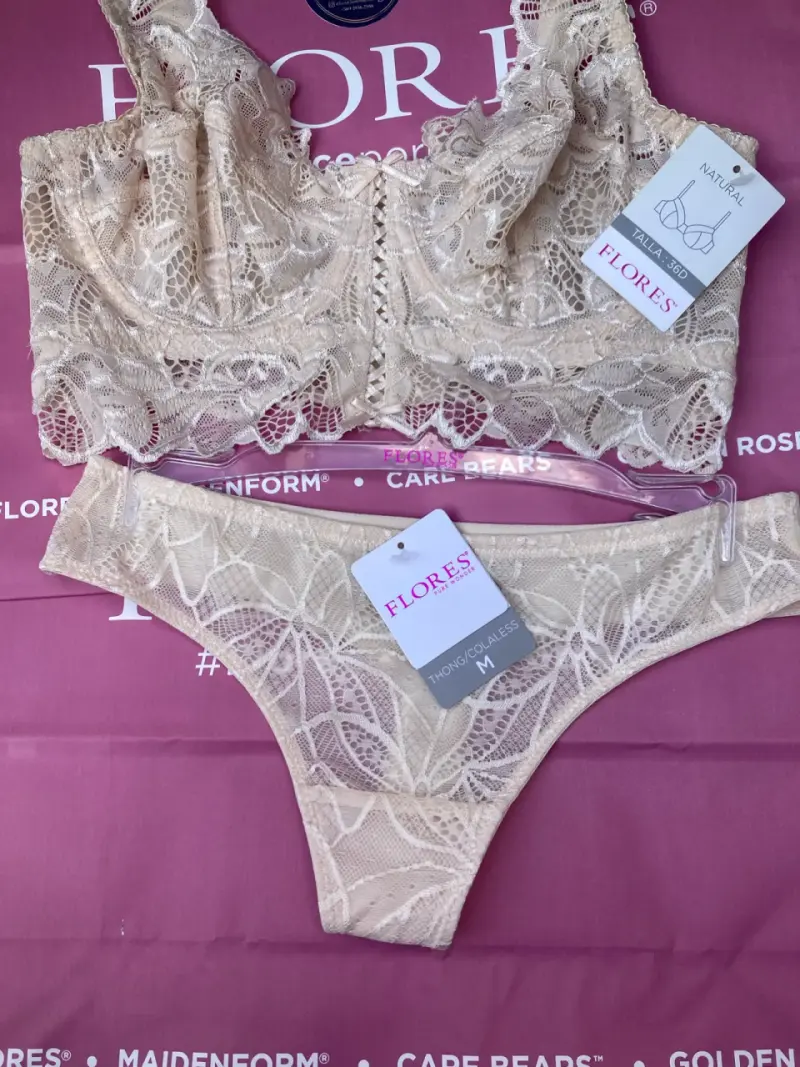 Conjunto de lencería Flores en varios colores - 5