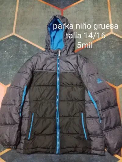 Parka gruesa para niño talla 14/16 - miniatura 1