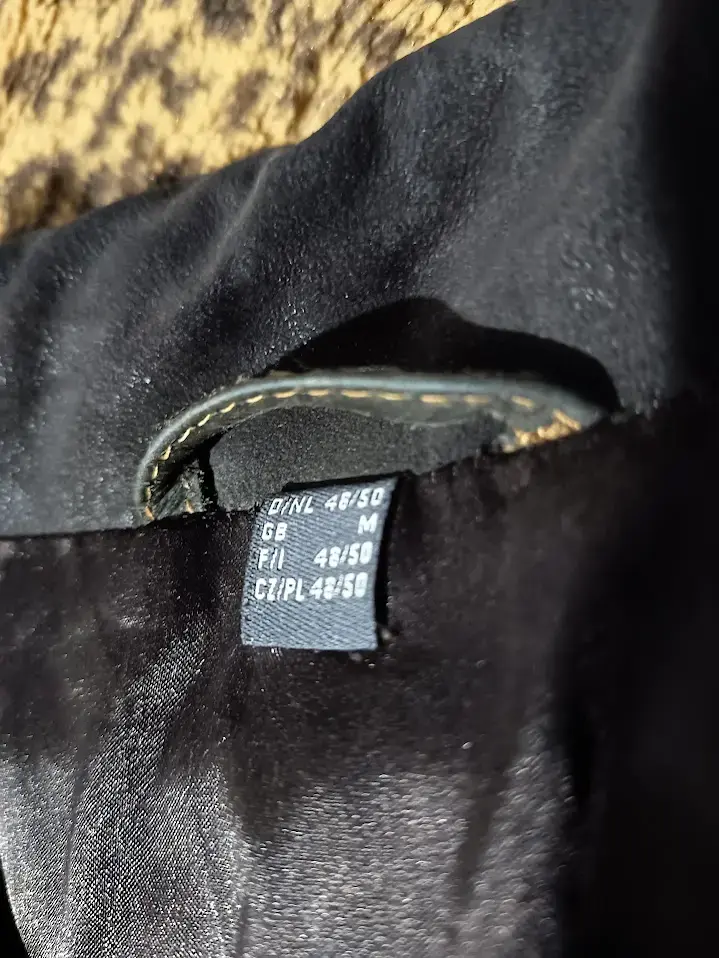 Chaqueta de cuero café para Hombre - 2