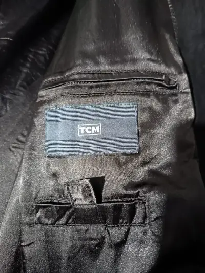 Chaqueta de cuero café para Hombre - miniatura 3