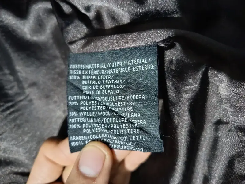 Chaqueta de cuero café para Hombre - 4