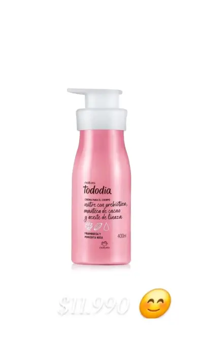 Crema corporal Natura Tododia frambuesa y pimienta rosa - miniatura 1