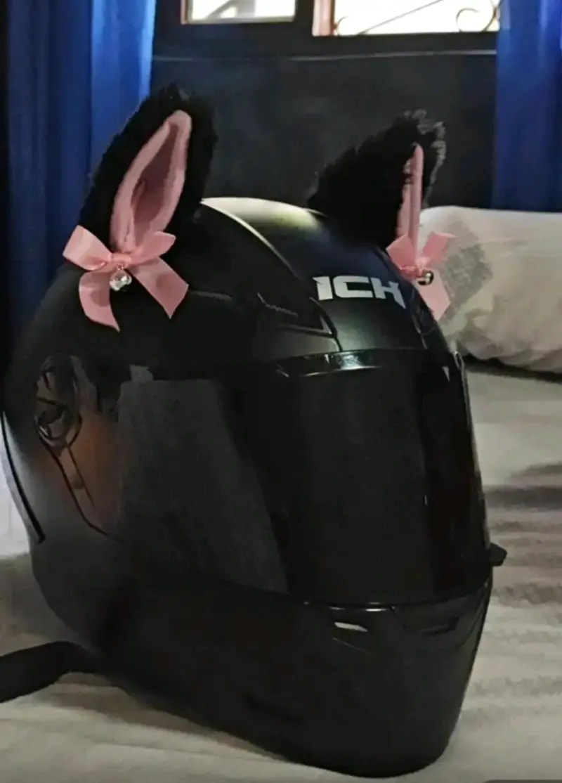 Orejas de gato para casco de motocicleta - 2