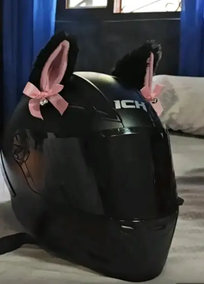 Orejas de gato para casco de motocicleta - miniatura 2