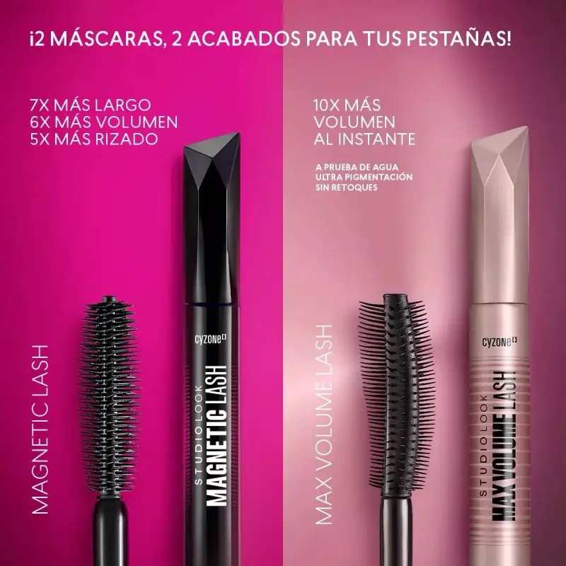 Máscara de Pestañas Cyzone Max Volume Lash - 5
