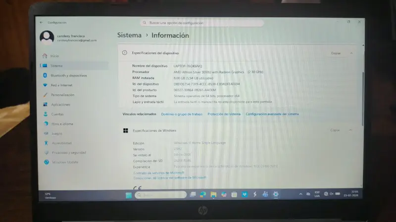 Laptop HP 15.6 precio conversable hablar al dm - 3