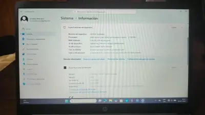 Laptop HP 15.6 precio conversable hablar al dm - miniatura 3