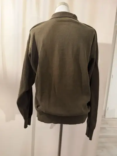 Poleron unisex talla L oliva - miniatura 4