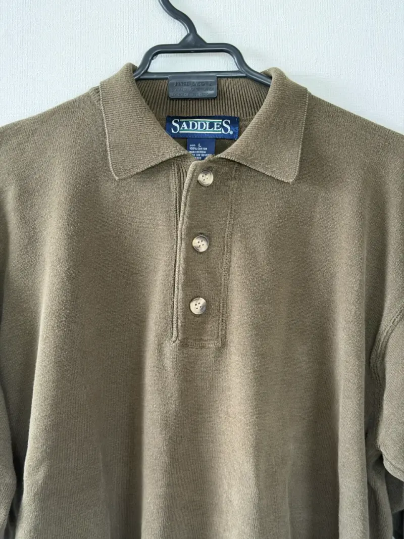 Poleron unisex talla L oliva - 6