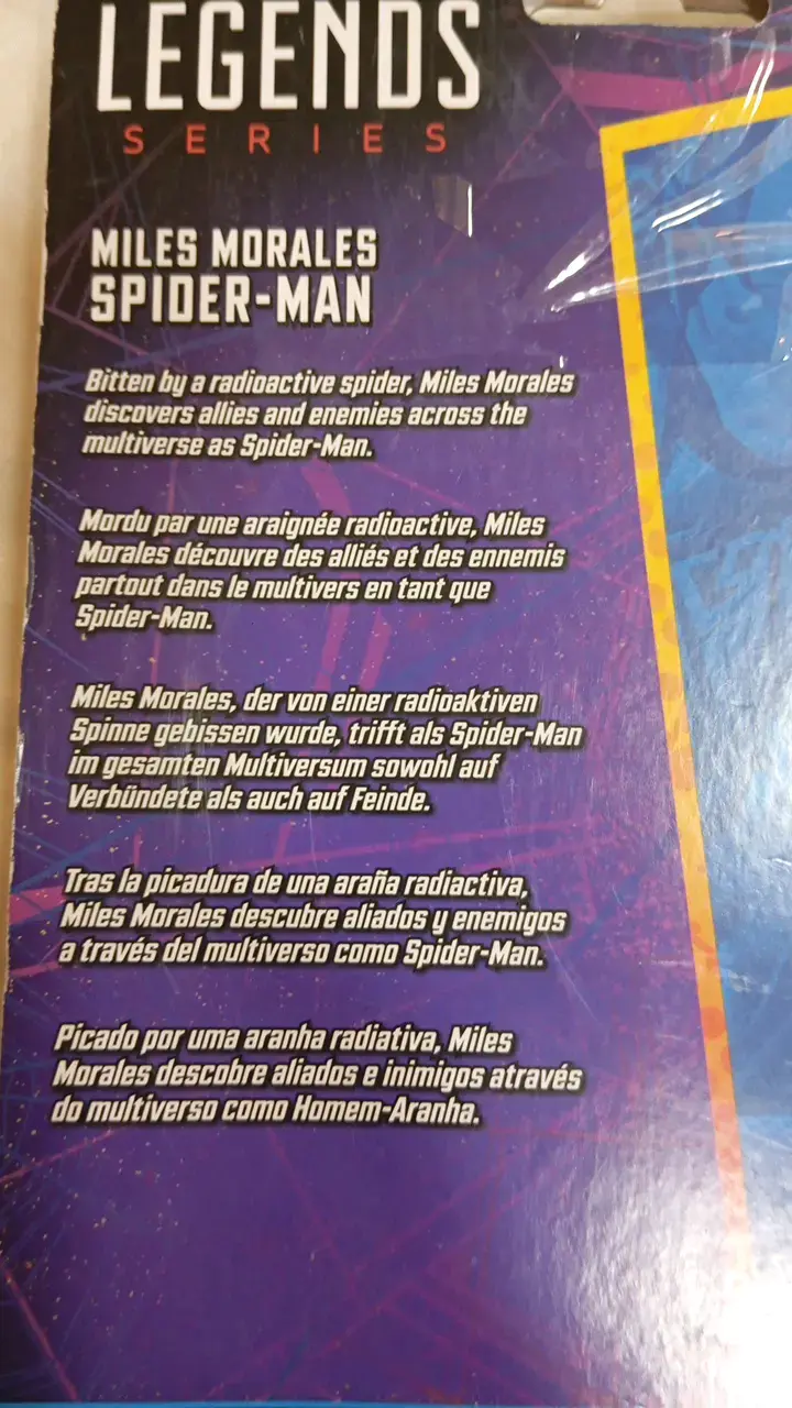 Figura de acción Miles Morales Spider-Man Legends - 3