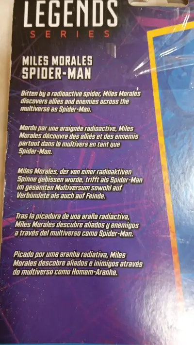 Figura de acción Miles Morales Spider-Man Legends - miniatura 3