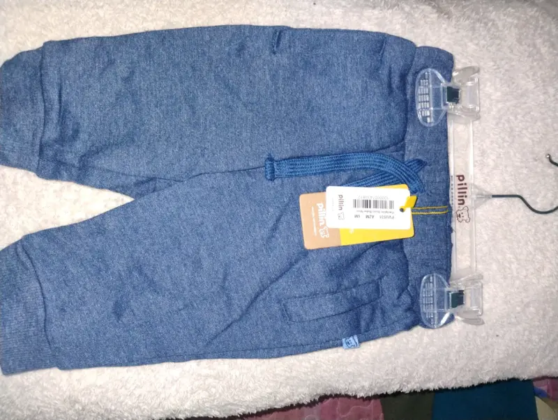 Pantalones de bebé azul marino Pillin - 1