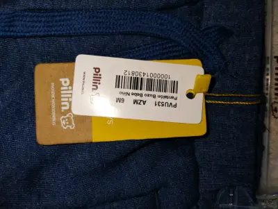 Pantalones de bebé azul marino Pillin - miniatura 2