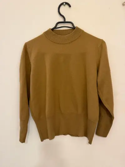 Sweater de lana color camel Roberto Sarto - miniatura 5