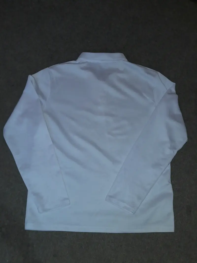 Polera blanca de manga larga - 2