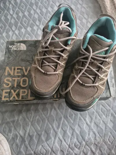 Zapatillas de senderismo The North Face marrón - miniatura 2