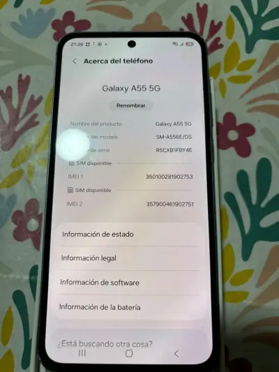 Smartphone Samsung Galaxy en excelente estado - miniatura 3