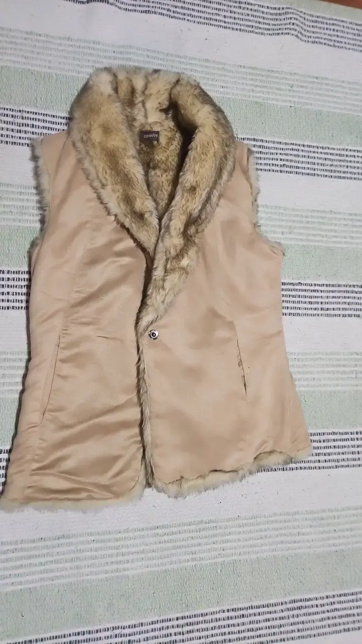 Chaqueta de piel sintética sin mangas Crosby - 4