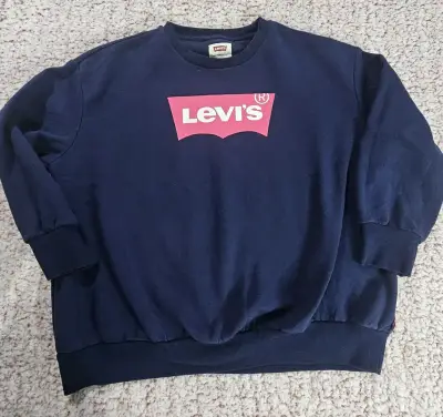 Polerón Levi's azul marino unisex - miniatura 1