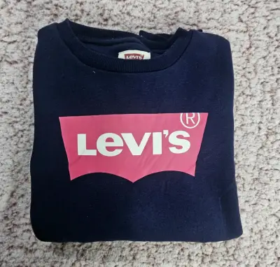 Polerón Levi's azul marino unisex - miniatura 2