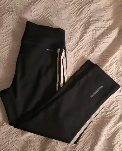 Leggings 3/4 deportivos negros Adidas XS - miniatura 2