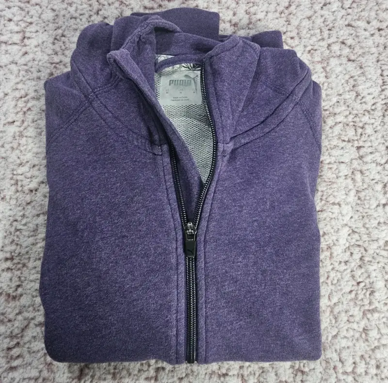 Polerón con cierre morado Puma para mujer - 1