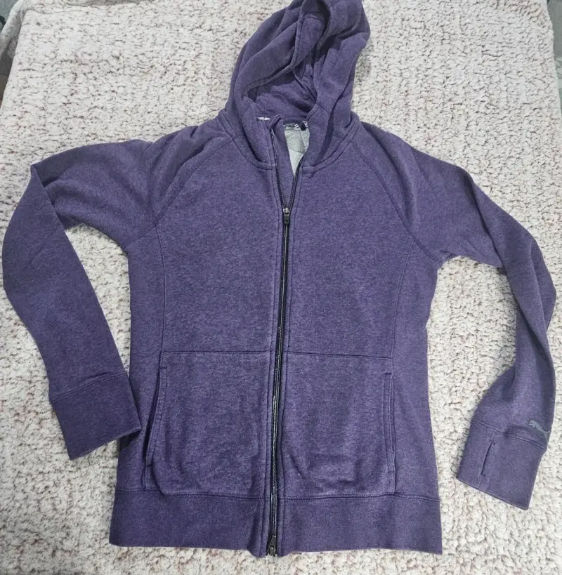 Polerón con cierre morado Puma para mujer - 2