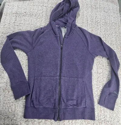 Polerón con cierre morado Puma para mujer - miniatura 2