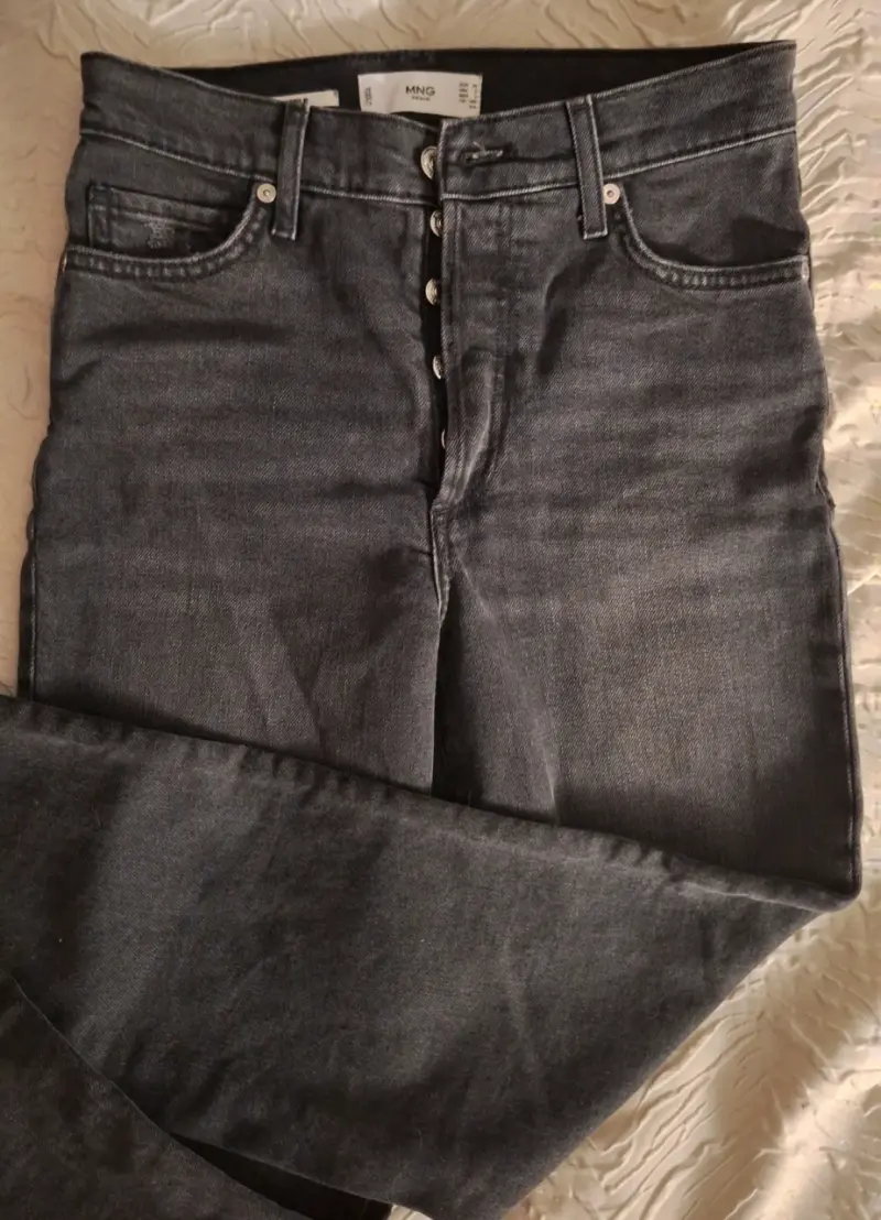 Jeans negros Talla 38 - 3