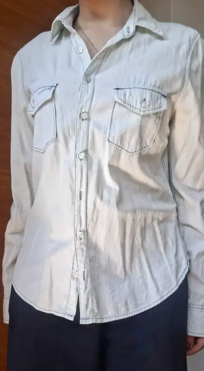 Camisa  azul claro - miniatura 2