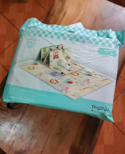 Alfombra de juego infantil plegable con diseño de animales - miniatura 2