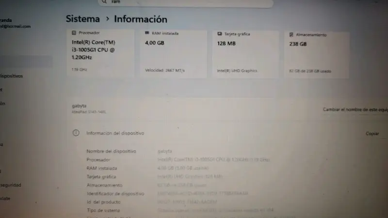 Laptop Lenovo Ideapad S145 en buen estado - 6