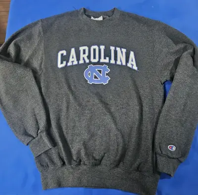 Polerón gris Carolina con logo universitario - miniatura 2
