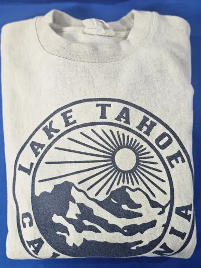 Polerón gris con diseño Lake Tahoe - miniatura 1