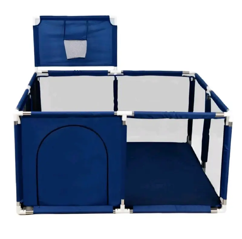 Corral de Juegos para Niños Rosa y azul con Puerta - 3