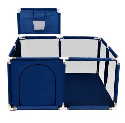 Corral de Juegos para Niños Rosa y azul con Puerta - miniatura 3