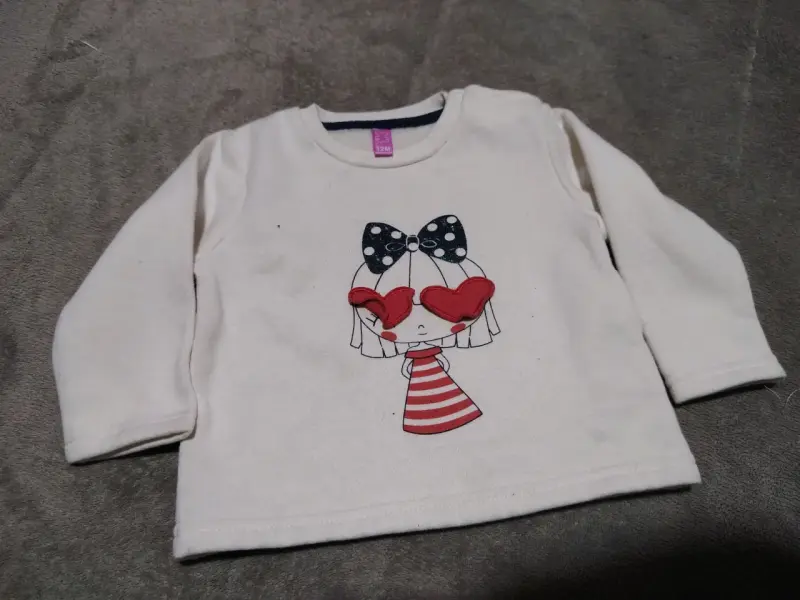 Conjunto de ropa infantil con diseño de lazo - 2