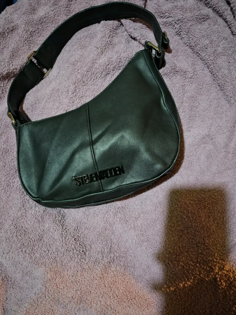 Bolso de cuero negro Steve Madden - 1
