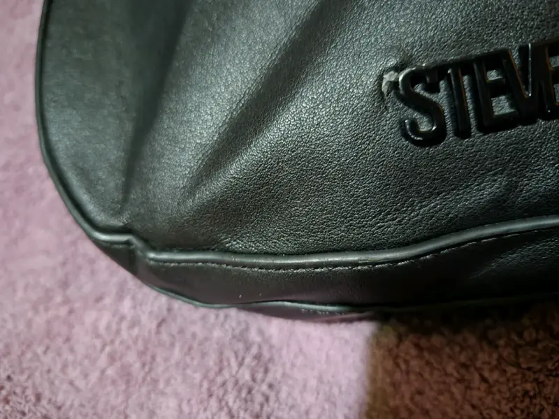 Bolso de cuero negro Steve Madden - 6