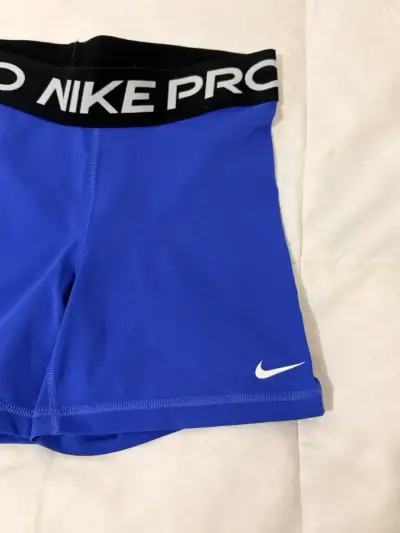 Shorts deportivos Nike Pro Dri-FIT azul - miniatura 3
