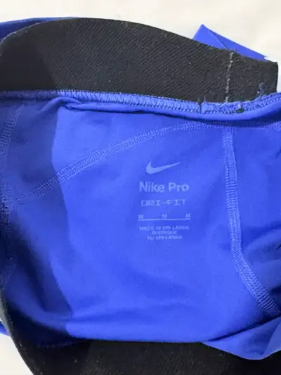 Shorts deportivos Nike Pro Dri-FIT azul - miniatura 5