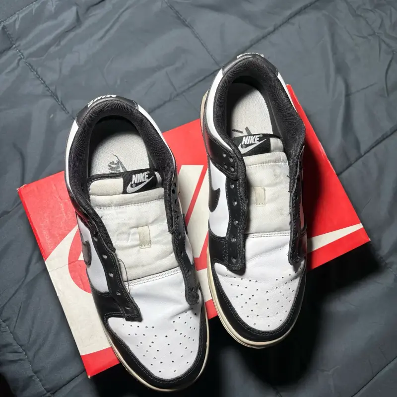 Zapatillas Nike Dunk Low Retro Blanco y Negro - 2