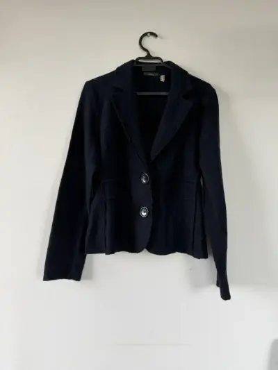 Blazer azul marino Lana - miniatura 3