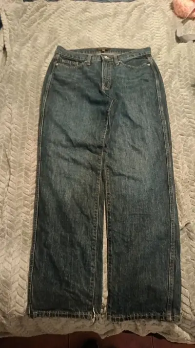 Jeans rectos banana republic tiro alto - miniatura 1