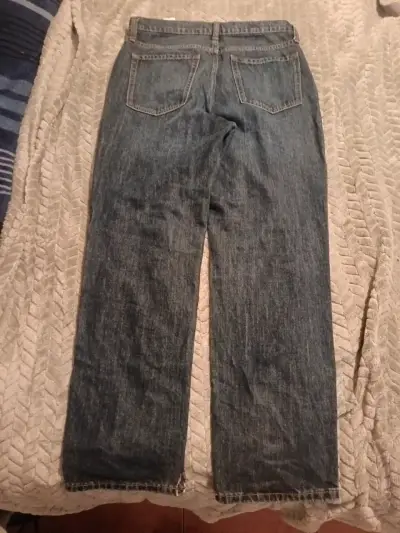 Jeans rectos banana republic tiro alto - miniatura 2