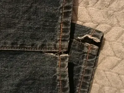 Jeans rectos banana republic tiro alto - miniatura 4