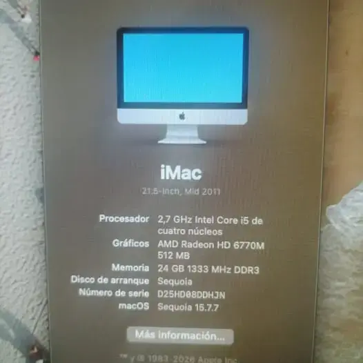 Imac 21.5 Reacondicionado - 2
